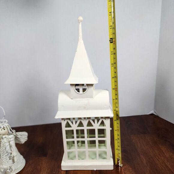 Christmas Metal Angel & Candle House - Picture 7 of 9